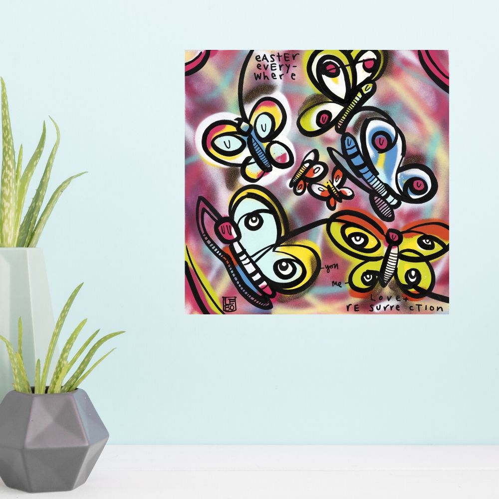 Love and Resurrection - Lebo Steel Mineral Print